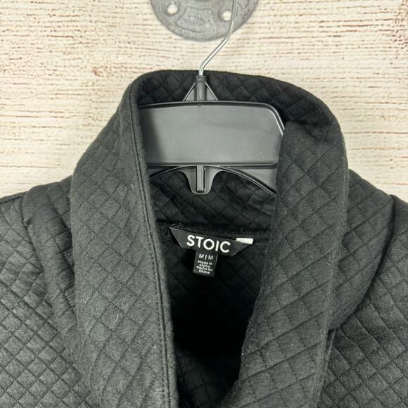 Stoic Women's Black Quilted High Neck Pullover Jacket Size Medium - Picture 3 of 7
